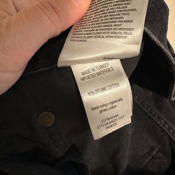 Agolde Parker Vintage Cut Off Short black - size 32 - Picture 5 of 7